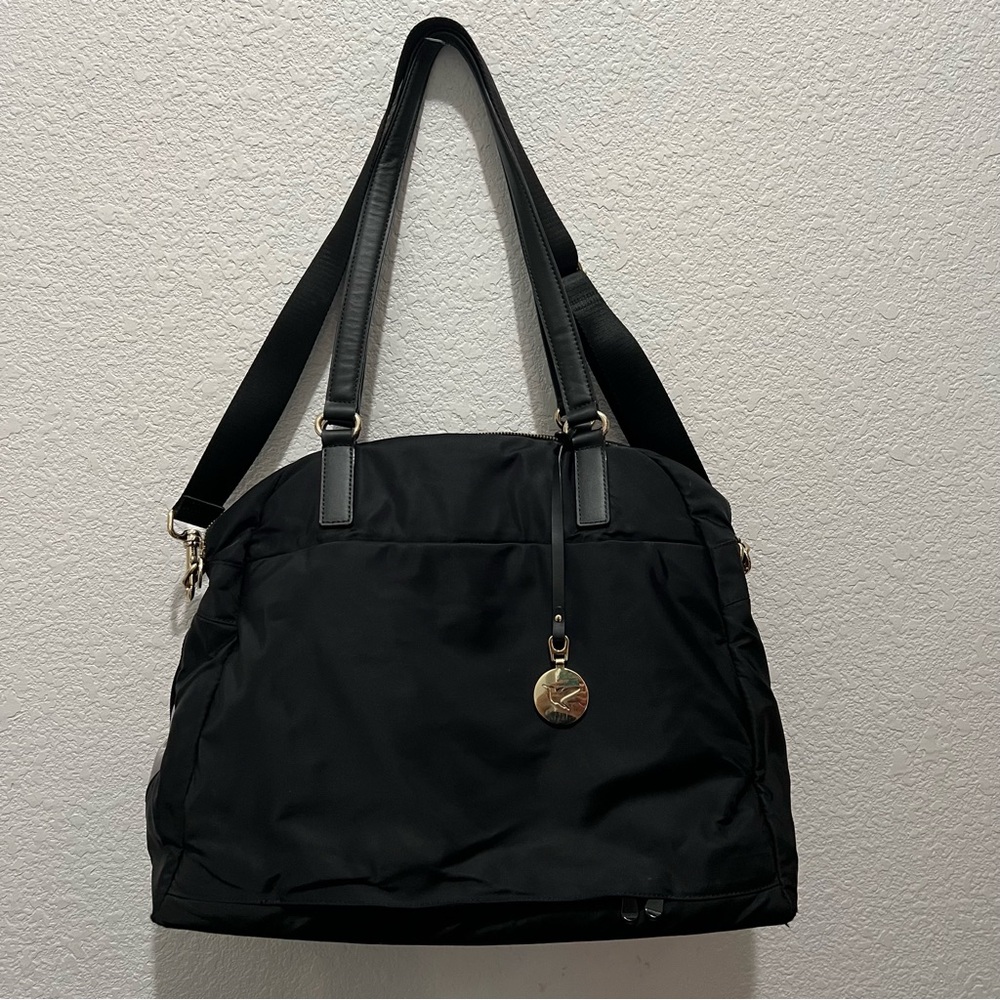 Lo & Sons THE OG nylon gold hardware silver inside travel bag mom bag diaper bag